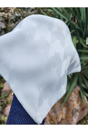 روسری طوسی پنبه ای FRESCO SCARFS - کد 796230425