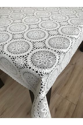 رومیزی بژ نایلون yukselhalimefrusat - کد 458941774