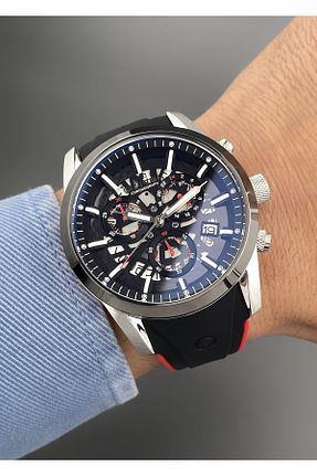 ساعت مچی مشکی مردانه 46-50 میلی متر Quantum - کد 774345815