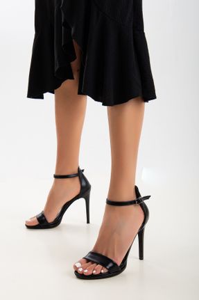 کفش مجلسی مشکی زنانه چرم مصنوعی پاشنه متوسط ( 5 - 9 cm ) پاشنه نازک کد 669759776