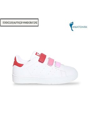 کفش اسنیکر سفید بچه گانه چسبی Jump - کد 798270540
