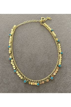 خلخال نقره زرد زنانه emy by emel luxury silver jewelry - کد 305736230