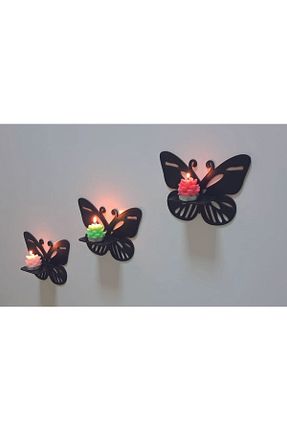 محصول دکوراسیون دیوار مشکی چوب Dekor Treni - کد 757941694