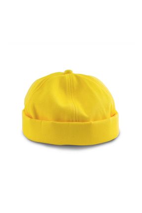 کلاه زرد زنانه اکریلیک کد 316968942