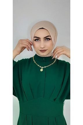 شال بژ زنانه پنبه ای erasra class - کد 308141554