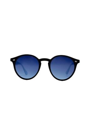 عینک آفتابی آبی زنانه 49 پلاریزه گرد کد 798625424