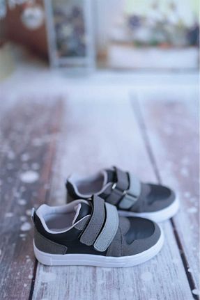 کفش اسنیکر مشکی بچه گانه چسبی macco shoes - کد 798640266