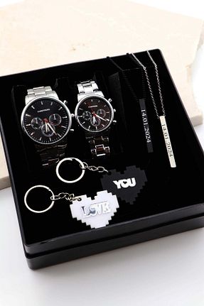 ست ساعت مچی طوسی زنانه فلزی Northwatch - کد 796902238