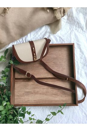کیف دوشی قهوه ای زنانه چرم مصنوعی bt pasifik - کد 798687184