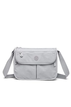کیف پستچی طوسی زنانه پارچه ای Smart Bags - کد 768650289