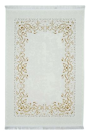 فرش بژ زیره ضد لغزش Kervansaray Home - کد 283120691