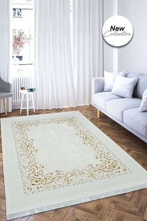 فرش بژ زیره ضد لغزش Kervansaray Home - کد 283120691