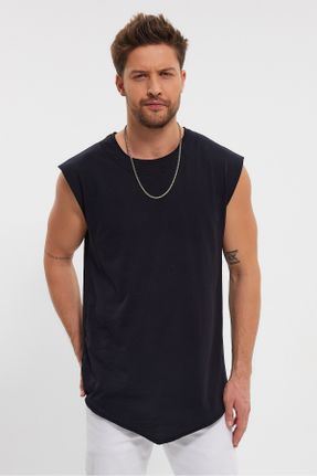 تی شرت مشکی مردانه یقه آسیمتریک پنبه (نخی) آسیمتریک کد 798518151