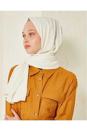 شال سفید زنانه Medine İpeği ŞURA ŞAL - کد 65644174