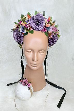 تاج رنگی بچه گانه فلزی htk butik - کد 193065634