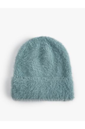 کلاه پشمی آبی زنانه کد 794535308