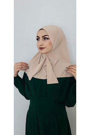 شال بژ زنانه پنبه ای erasra class - کد 308141554