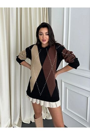 پلیور قهوه ای زنانه Baklava Genel Markalar - کد 794860439