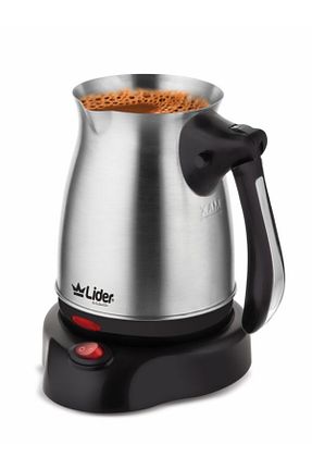 قهوه جوش طوسی استیل (فولاد) Lider - کد 798156539