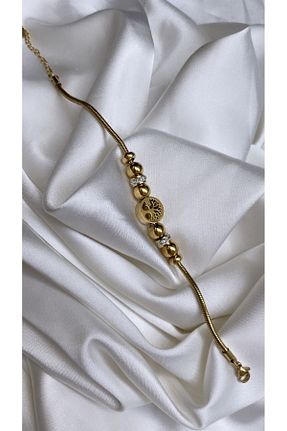 دستبند استیل (فولاد) طلائی زنانه استیل (فولاد) Accessories - کد 764805523