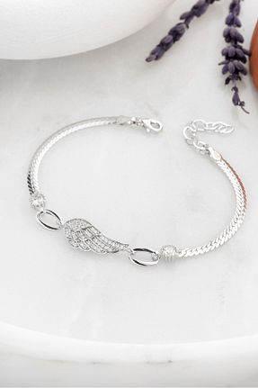 دستبند نقره سفید زنانه 925 عیار NEREZE - کد 798691285