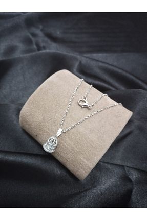 گردنبند جواهر زنانه زیرکن MORFEO - کد 236123240
