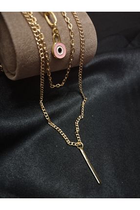 گردنبند جواهر طلائی زنانه منجق MORFEO - کد 248995682