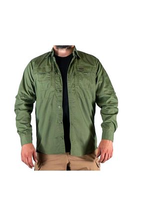 پیراهن سبز مردانه رگولار Ervo Tactical & Outdoor - کد 51438829