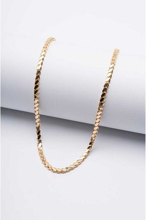 گردنبند استیل ( فولاد ) طلائی زنانه استیل (فولاد) ALTINOK - کد 798774694