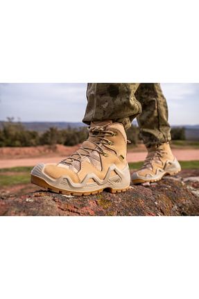 بوت / نیم بوت بژ زنانه ضد آب WARBOOTS - کد 797681964