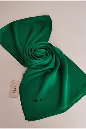 شال سبز زنانه پلی استر Aker - کد 798967222