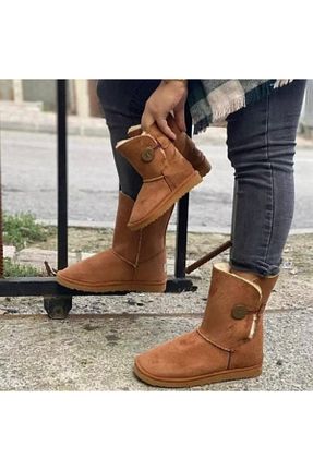 بوت / نیم بوت قهوه ای زنانه پشمی Pinkada - کد 360721295