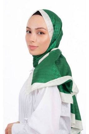 شال سبز زنانه پنبه ای Sinemli - کد 798977077