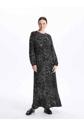 لباس مشکی زنانه بافتنی LC Waikiki - کد 799033256