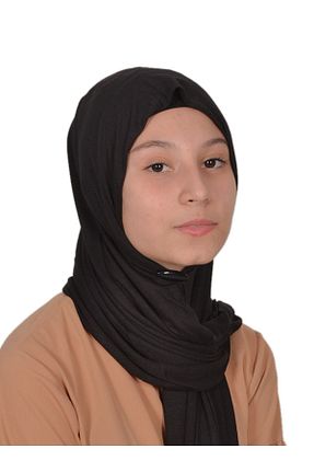 شال مشکی زنانه پنبه ای BEYAZ DÜŞ - کد 352591161