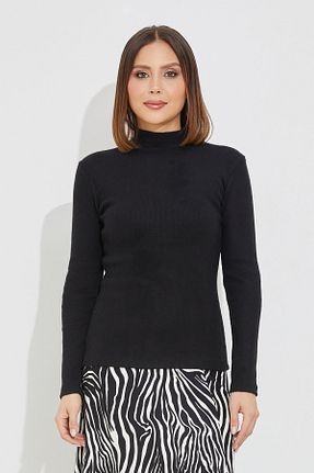بادی مشکی زنانه یقه ماهیگیر Aslında Look - کد 391639769