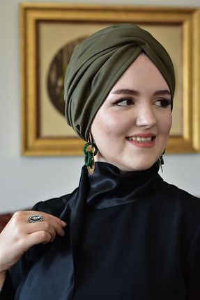 روسری خاکی پلی استر ARTİZİA - کد 791917722