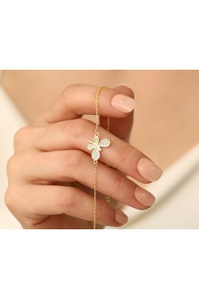 دستبند نقره زنانه 925 عیار Gümüşistan - کد 799325255