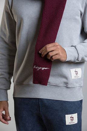 شال گردن زرشکی زنانه پارچه Trabzonspor - کد 799661939
