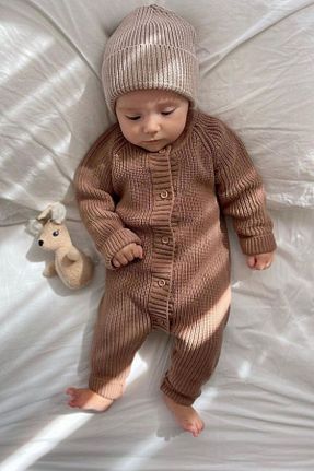 ست نوزادی قهوه ای بچه گانه اکریلیک Minytrendy - کد 759019120