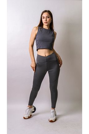 ساق شلواری طوسی زنانه بافتنی alesaa - کد 694752953