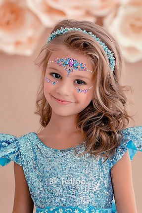 اکسسوری بدن بنفش زنانه منجق BP Tattoo - کد 682908281