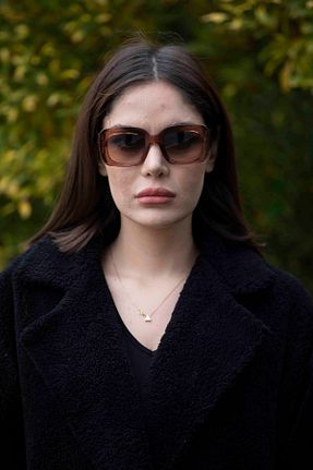 عینک آفتابی قهوه ای زنانه UV400 Lost - کد 695927044