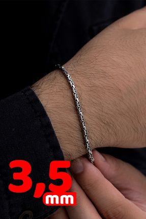 دستبند نقره مردانه 925 عیار OSMANLI GÜMÜŞ - کد 770407076