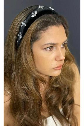 تاج مشکی زنانه سنگ کریستال DesaAccessories - کد 390372456