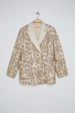 کت بژ زنانه رگولار Machka - کد 788650790
