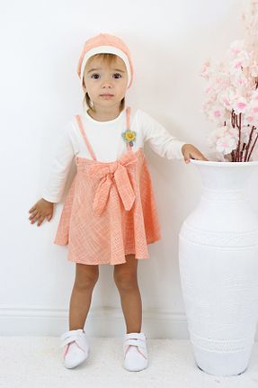 لباس نارنجی بچه گانه بافتنی Tofigo Baby - کد 758010835