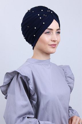 کلاه شنای حجاب سرمه ای زنانه Melodi Scarf - کد 798762767