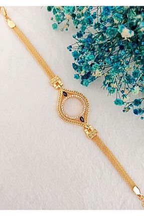دستبند جواهر طلائی زنانه زیرکن Grcstyle - کد 418071610