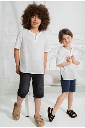 پیراهن نباتی بچه گانه رگولار Mini Manhattan Design - کد 799432441